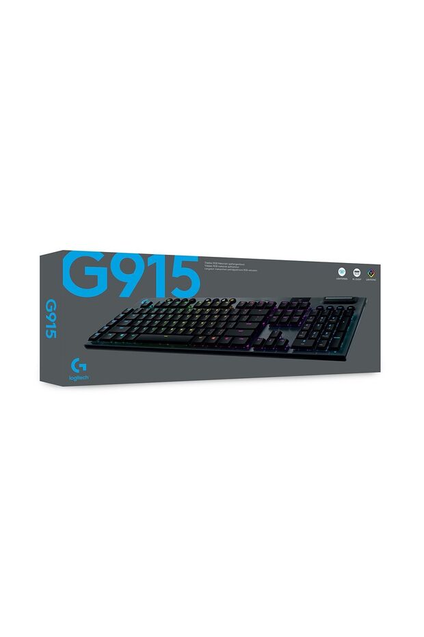 G915 Lightspeed Rgb Full Size Black English Q Wireless Gamer Keyboard - 8