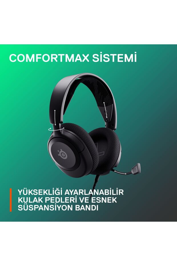 Arctis Nova 1 Multi-system Oyun Kulaklığı - Siyah - 7