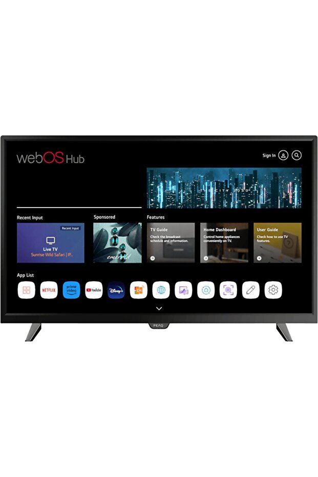 Pq32dal540 32 Inç 80 Ekran Dahili Uydu Alıcılı Smart Led Tv - 2