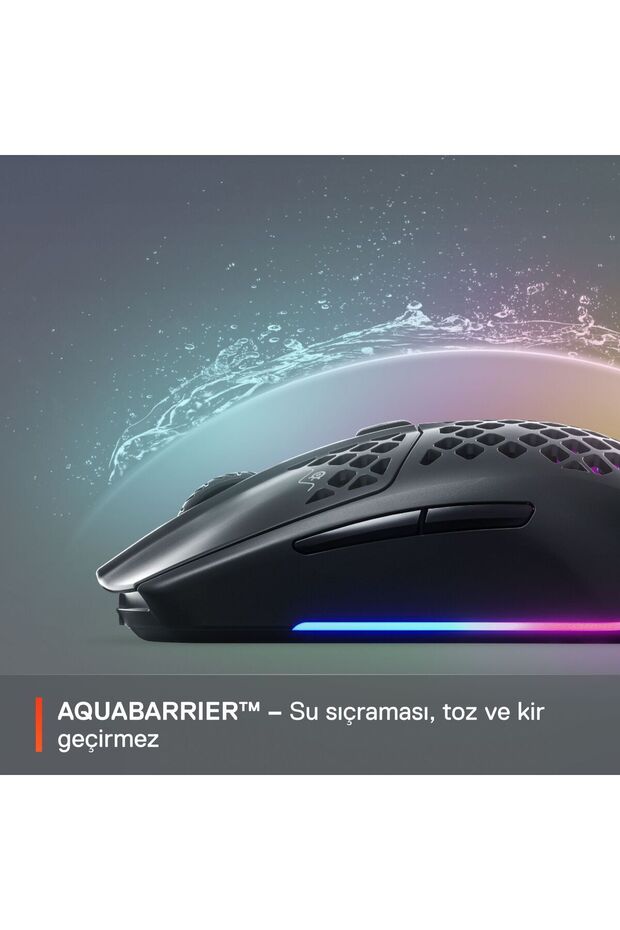 Aerox 3 Wireless Onyx Kablosuz Gaming Mouse - Siyah - 6