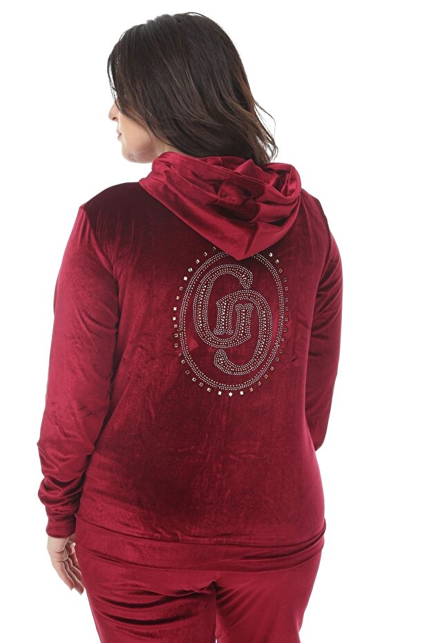 Bordo Kadife Takım - 4