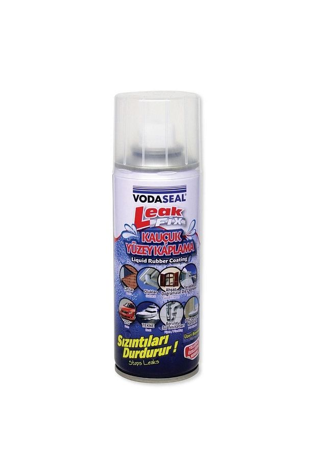 Leak Fix (ŞEFFAF 200 ml) Su Yalıtım Sızdırmaz Geçirmez Izolasyon Kauçuk Spreyi Kaplama Sızıntı Önler - 5