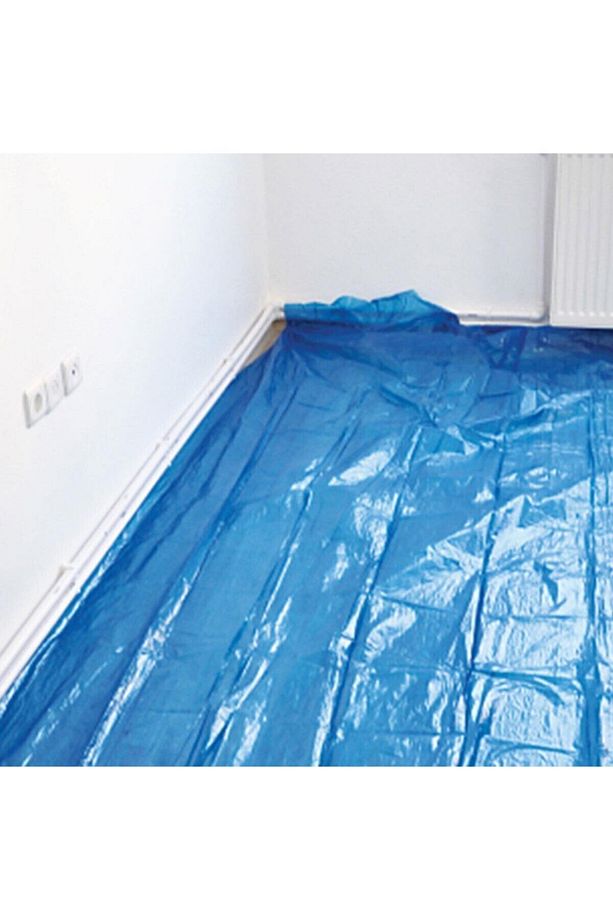 Branda Örtü Boyacı Naylonu Eşya Zemin Koruma 50 M² (4X12.5 METRE) - 2