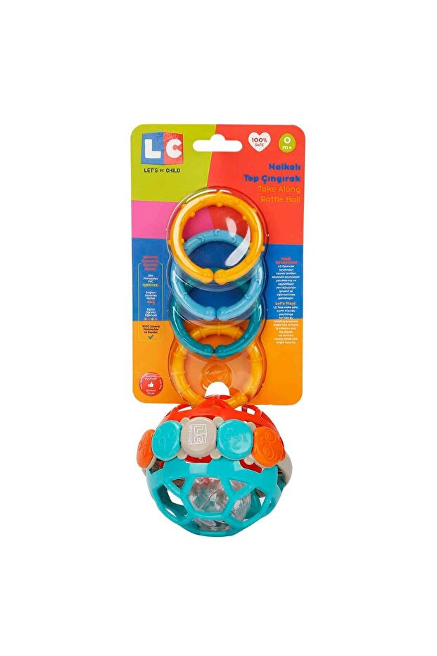 LC Oyuncak Halkalı Çıngırak Top - 4