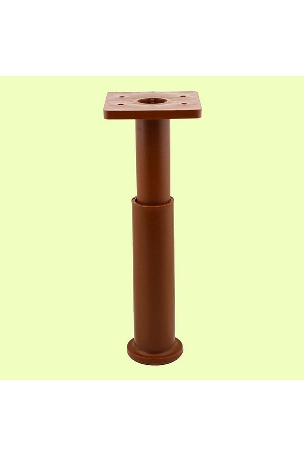 Ayarlı Destek Ayağı Mobilya Kanepe Koltuk Yükseltici Ayarlanabilir 15 Cm Kahve Yükseltme Ayakları - 6