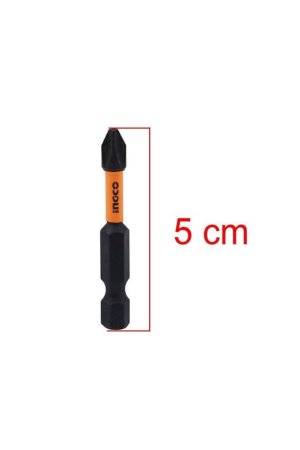 5 Adet Mıknatıslı Matkap Bits Uç Ph2 50 mm Vida Sökme 5 cm Yıldız Matkap Vidalama Ucu S2 Çeliği - 3