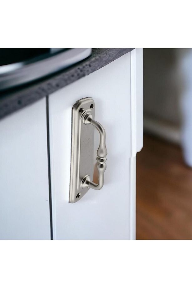 Sürgülü Kapı Çekme Kolu Tutma Kulpu Kulbu Çelik Dış Kapı Tutamağı Kol Krom 14,5 Cm - 4