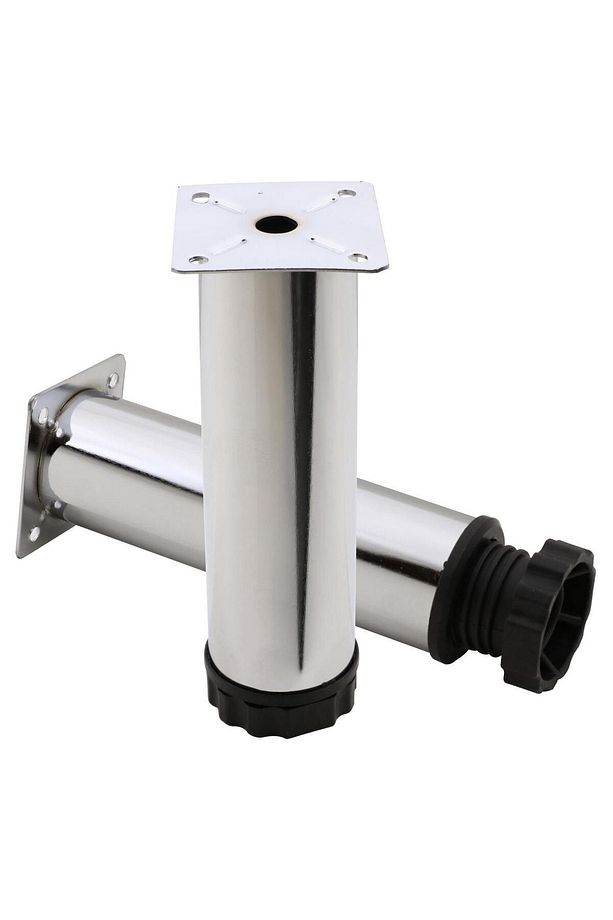 Ayarlanabilir Mobilya Kanepe Baza Koltuk Metal Destek Yükseltici Ayağı 15 cm Krom Ayakları (4 ADET) - 7