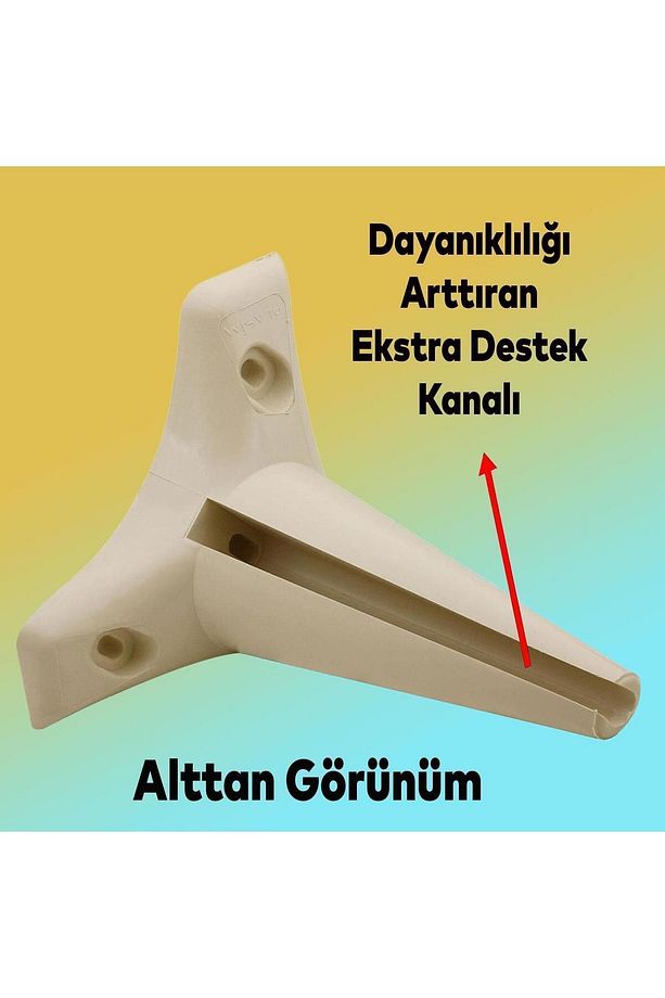 20'li Set Aspen Lüks Mobilya Kanepe Koltuk TV Ünitesi Yükseltici Destek Ayağı Ayakları 15 cm Krem - 6