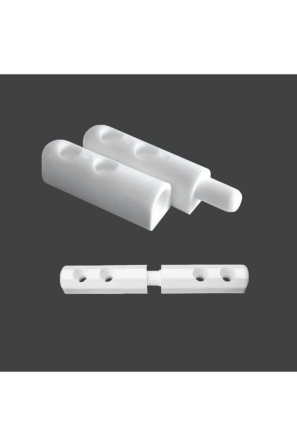 Pimapen PVC Pencere Kapı Sineklik Menteşesi Pimli Plastik Pratik Açma Kapama Hareket Aparatı 2 Adet - 4