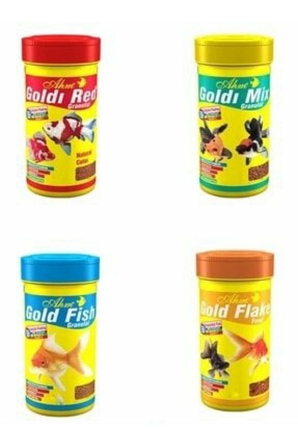 Japon Balığı Için Özel Yem Seti 100 ml X 4 Adet - 1