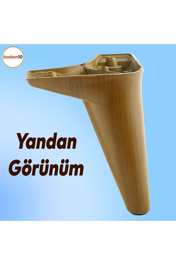 Aspen Lüks Mobilya Kanepe Koltuk Tv Ünitesi Baza Yükseltici Ayağı Ayakları 15 Cm Koyu Ceviz Ayak - 7