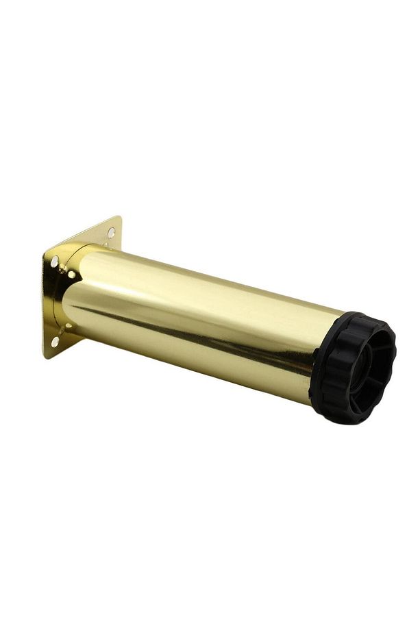 Ayarlanabilir Mobilya Kanepe Baza Koltuk Metal Destek Yükseltici Ayağı 15 cm Gold Ayakları 4 Adet - 4