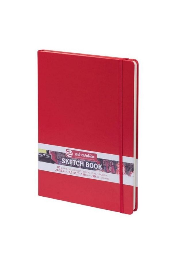 Art Creation Sketch Books Eskiz Defteri 140gr. 21 X 30 Kırmızı - 1