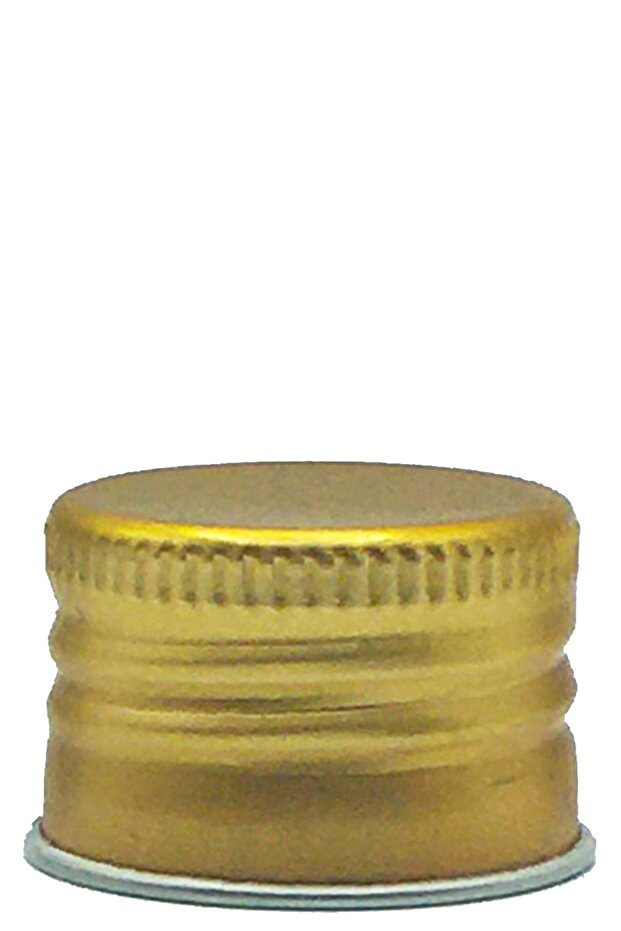 28mm Leakproof Metal Gold Cap, Suitable for Cold Brew Bottles, 28 PP Caps, 25 Pieces
