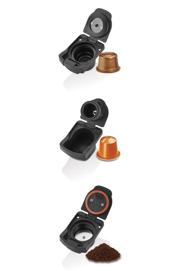 Kcm-7597 Multikapsül Kahve Makinesi Beyaz Nespresso / Tchibo / Toz Kahve ile Uyumlu - 5