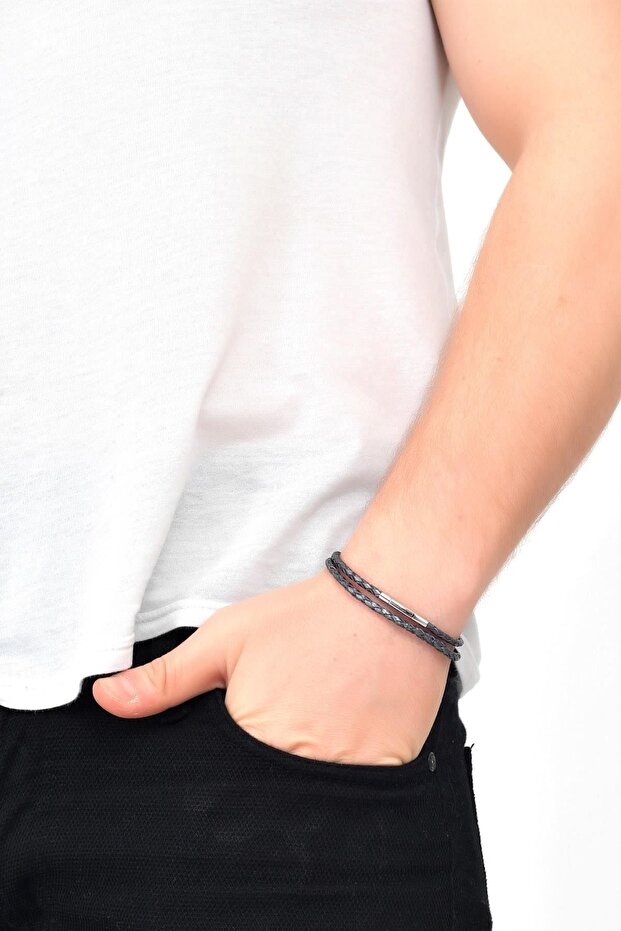 UNISEX DERİ BİLEKLİK - 3