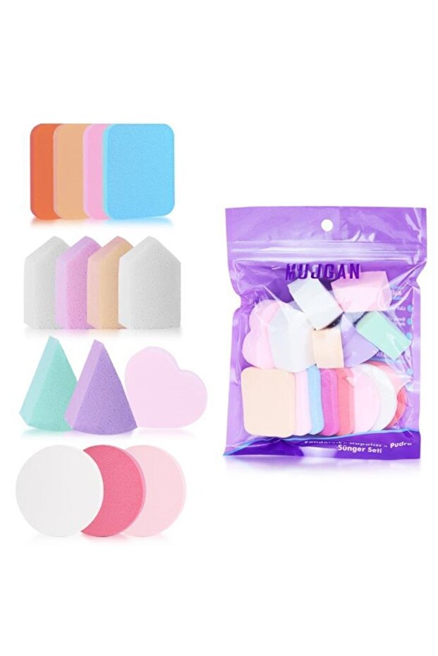 Set of 15 Makeup Sponges