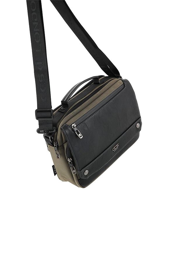 Ccs London 31375 Haki-Siyah El Çantası - 5