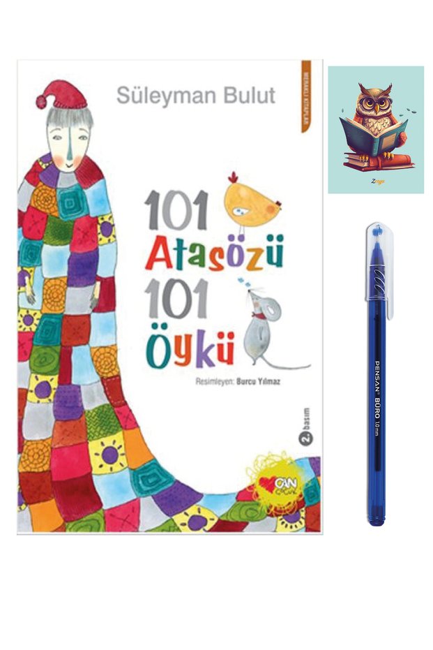 101 Atasözü 101 Öykü - Süleyman Bulut - 9789750724701 - Pensan Büro Blue Ballpoint Pen