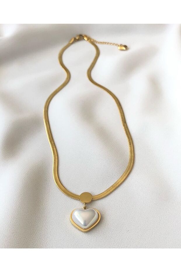Nç Aksesuar Kalp Kolye - 3