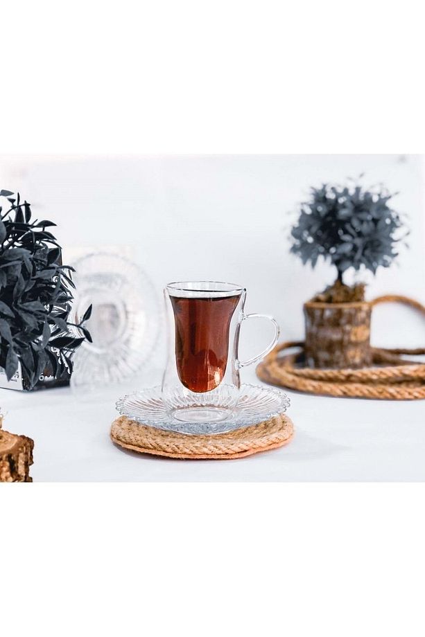 Çift Cidarlı Çay Bardağı 75ml - 1
