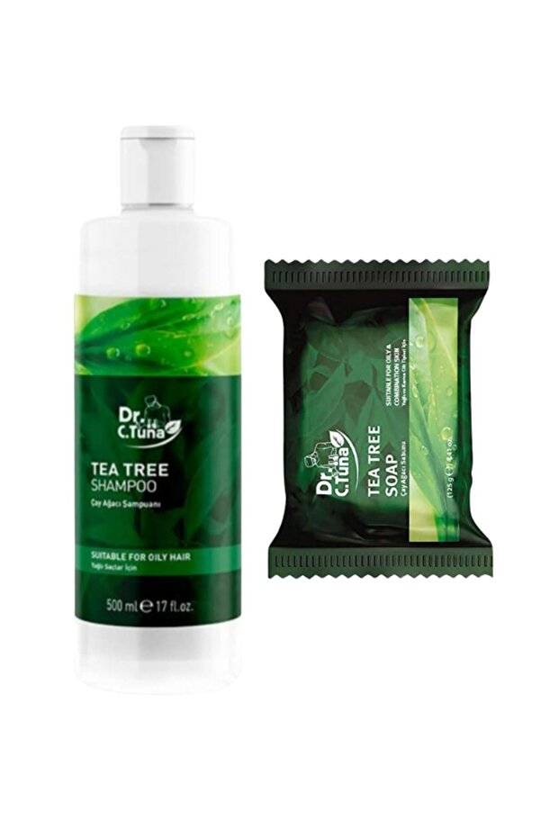 Dr. C. Tuna Tea Tree Oil 500 ml and Dr. C. Tuna Tea Tree Oil Soap 125 gr