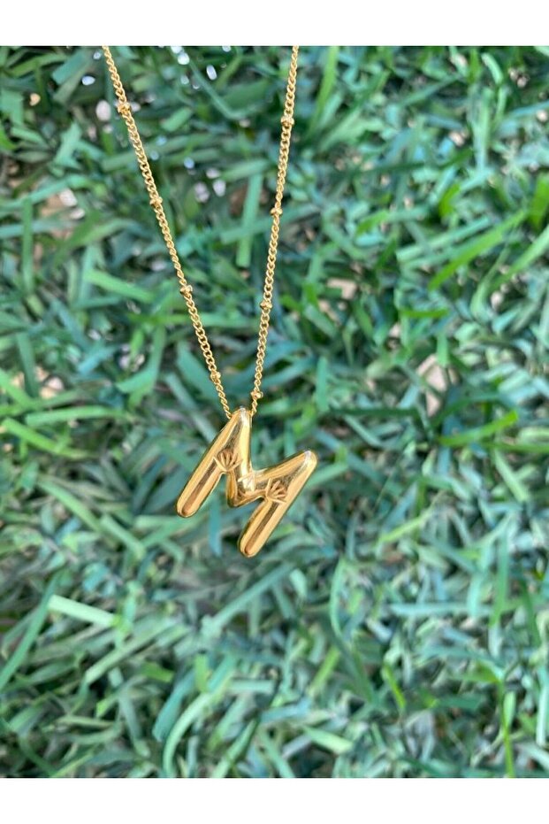 M Harfli Balon Kolye - 1