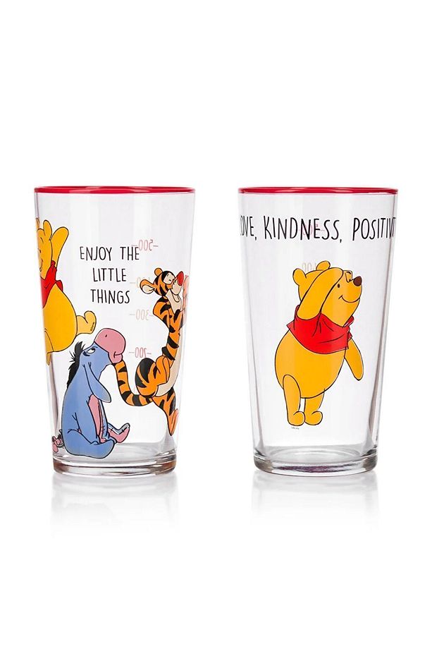 LCW HOME Winnie The Pooh Baskılı Cam Bardak 2'li 570 Ml - 6