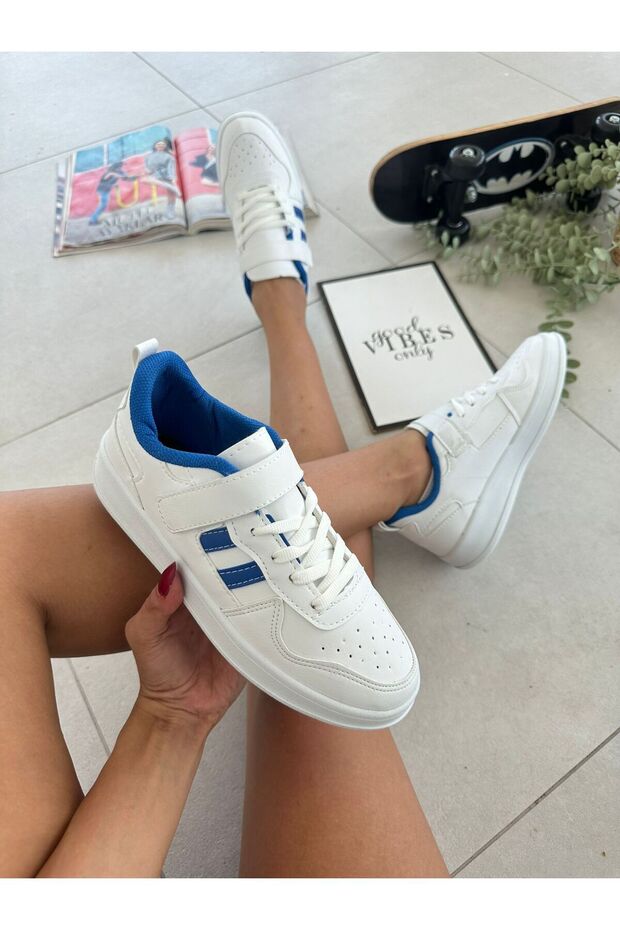 Kadın Beyaz Sneaker - 1