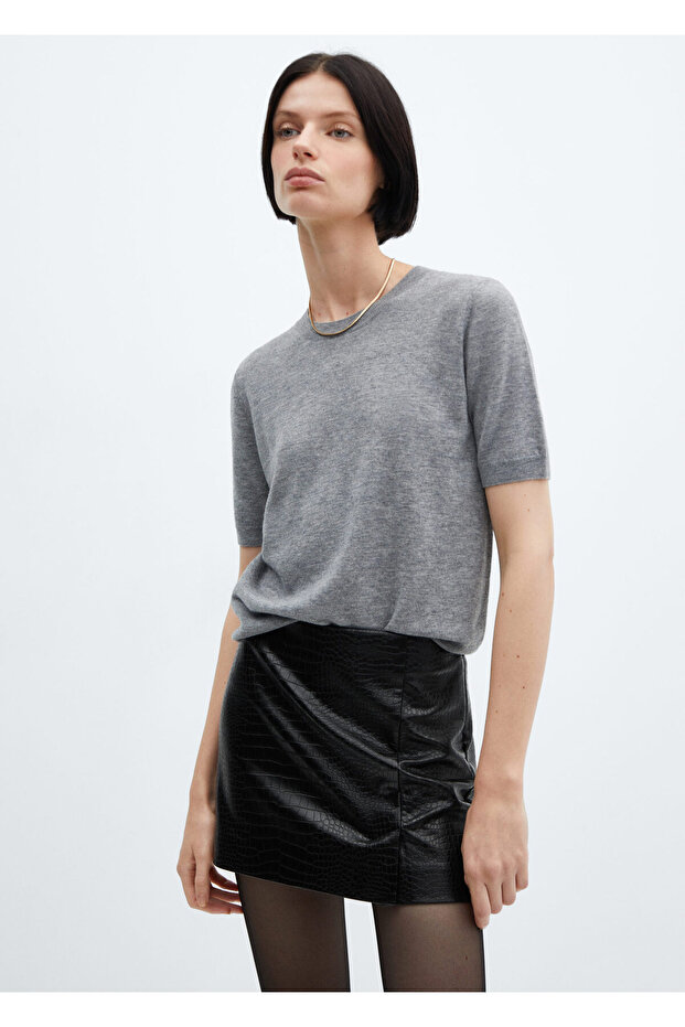 Schwarzer Damenrock -67190482 - 8