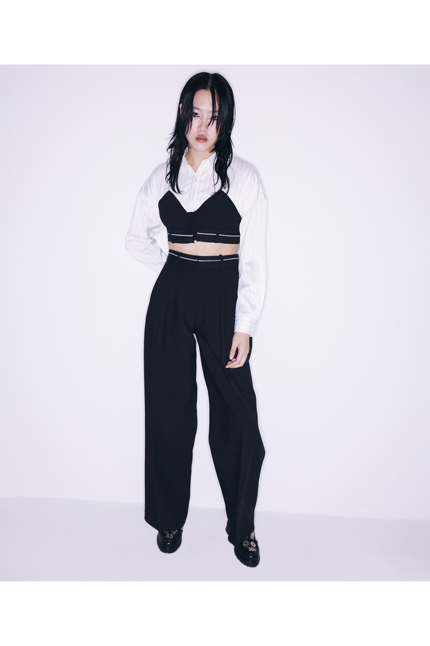 Black Woven Trousers