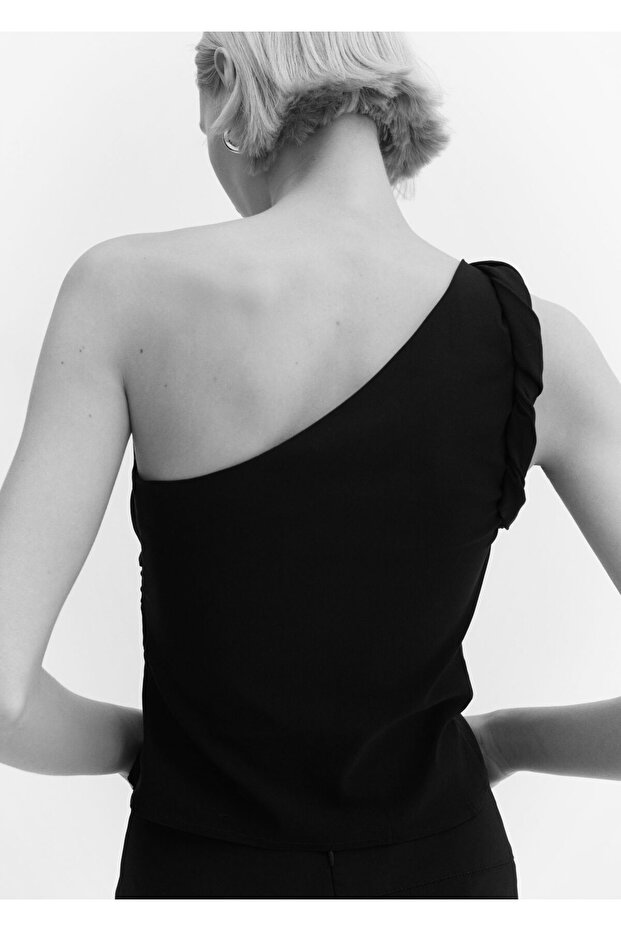 Siyah Kadın  Bluz 67085739 - 4