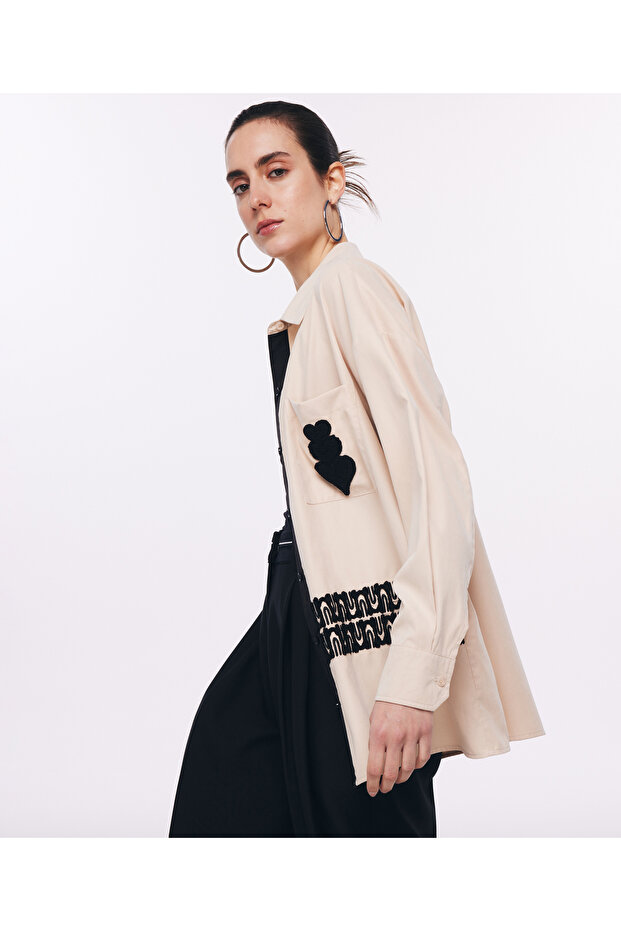 Cream Woven Shirt