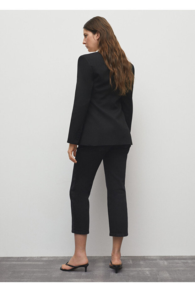 Siyah Denim Kadın  Jeans 67100689 - 3