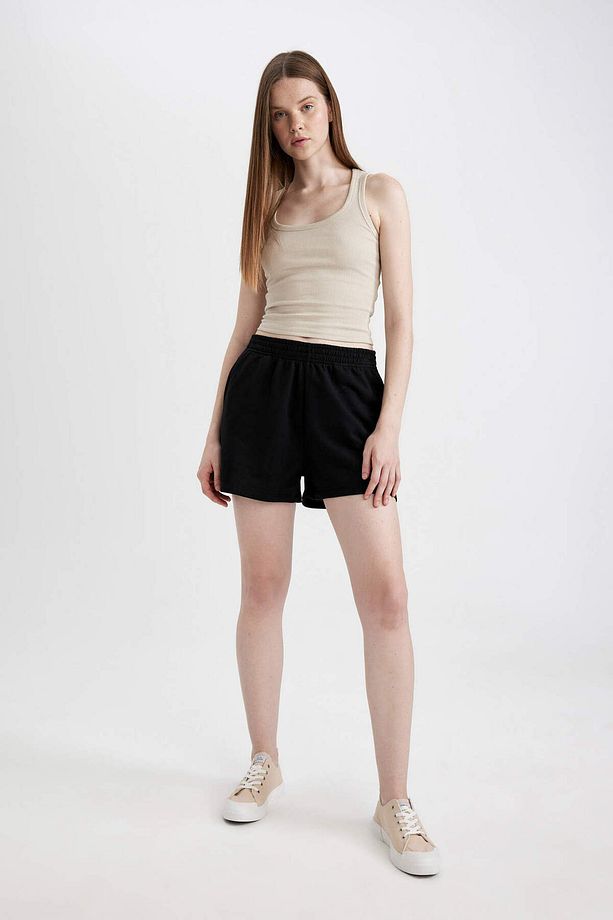 Regular Fit Basic Şort - 1