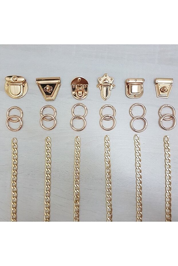 Chain Set 1 Lock 1 Chain And 2 Rings