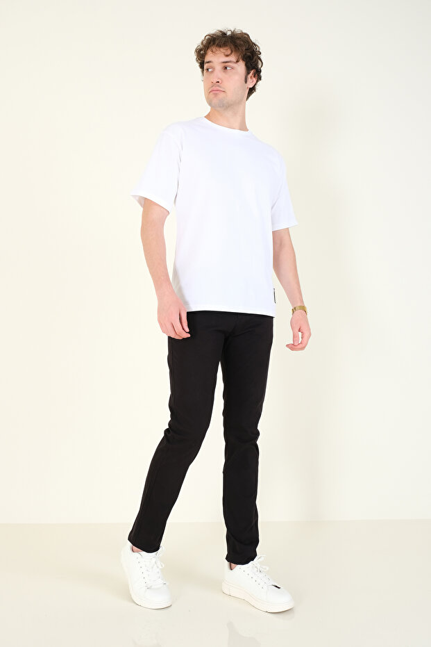Men's 5-Pocket Canvas Pants Black