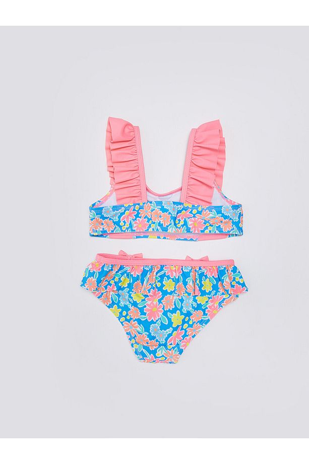 LCW Baskılı Kız Bebek Bikini Takımı - 2