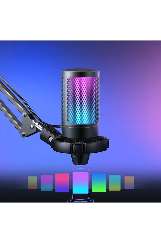 Ampligame A6t Twitch, Youtuber, Gamer, Tiktok, Yayıncı Usb Mikrofon Seti - 5