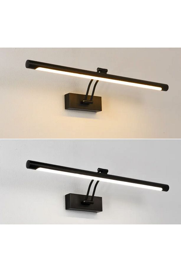 Modern Duvar Led Aplik Banyo Tablo Aydınlatma Kuğu Pelikan Aplik Siyah Gün Işığı Ledli Aplik - 6