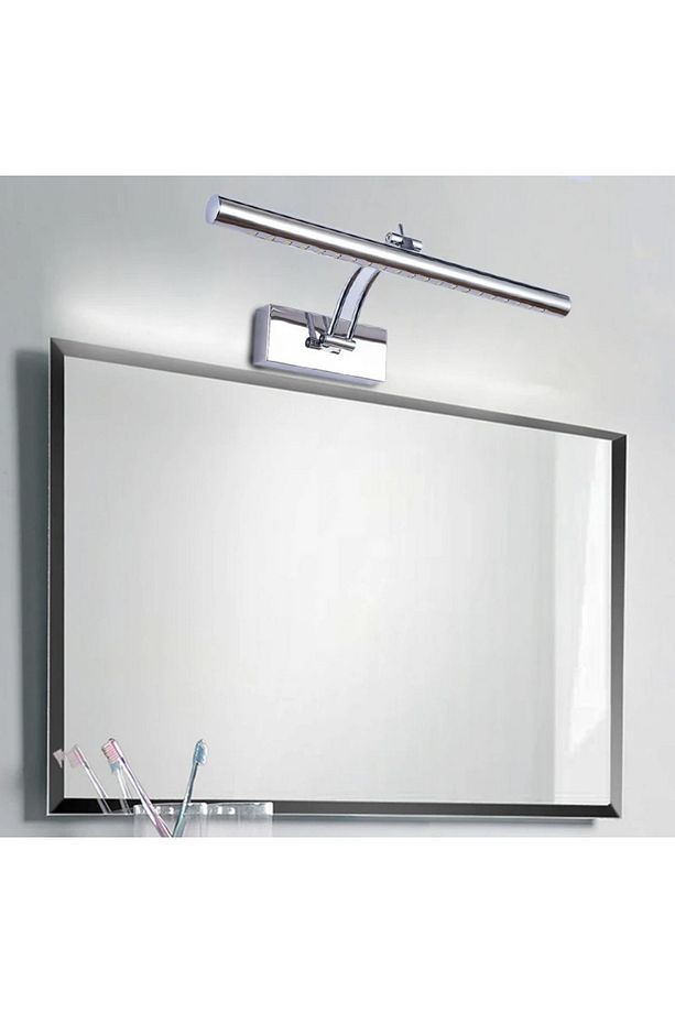 Modern Duvar Led Aplik Banyo Tablo Aydınlatma Kuğu Pelikan Aplik Krom Gün Işığı Samsung Ledli Aplik - 2