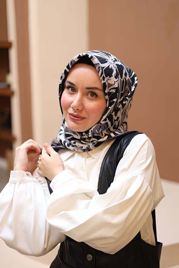 وشاح حرير من قماش التويل 11419-40