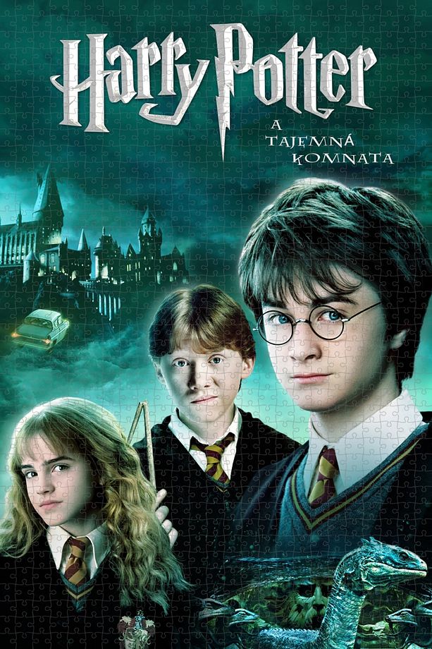 Harry Potter and the Chamber of Secrets (2002) Sürüm3 Film Posterinin 1000 Parça Puzzle Yapbozu - 1