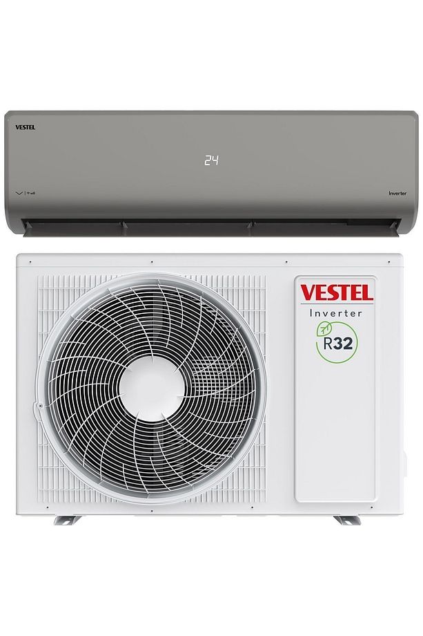 Vega Plus G Gri 242 A++ 24000 BTU WIFI Inverter Duvar Tipi Klima - 3