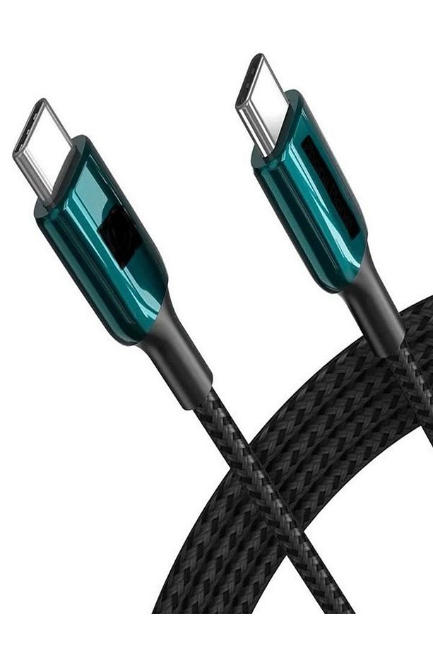 Fc037 30cm Çinko 3a, 60watt Hızlı Şarj/data Kablosu, Usb-c To Type-c 0.3m, Ara Kablo - 1