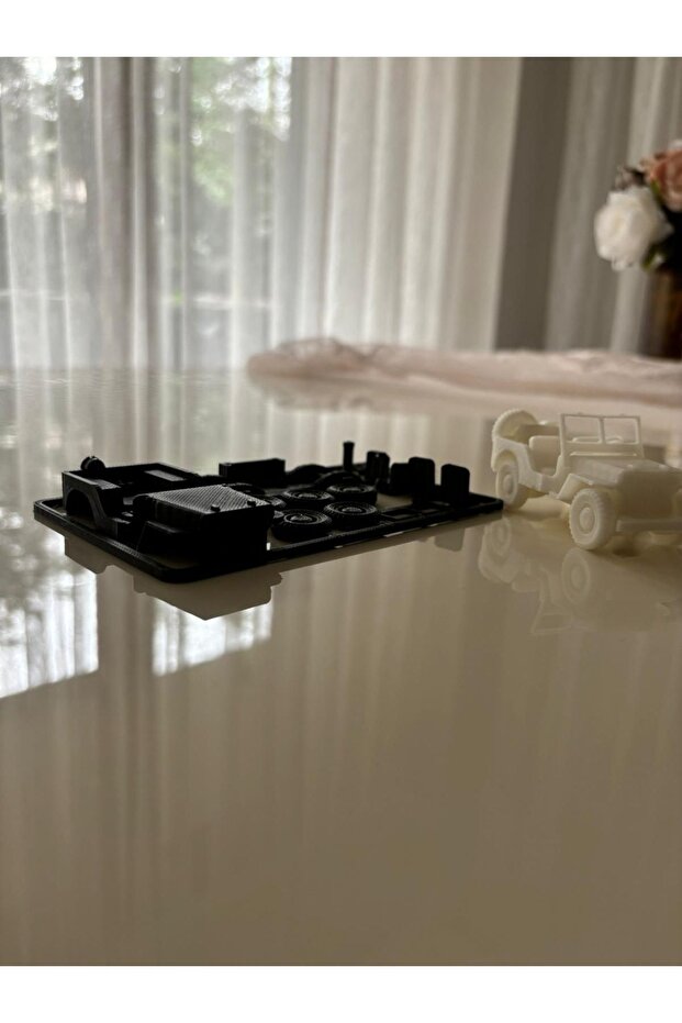 3D Baskılı Model Araba Jeep - 6