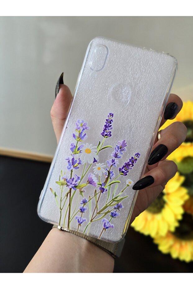 حافظة هاتف شفافة مطبوعة متوافقة مع هاتف Xiaomi Redmi Note 7 - 2