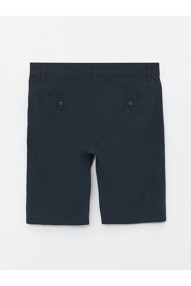 Standart Kalıp Gabardin Erkek Şort - 7