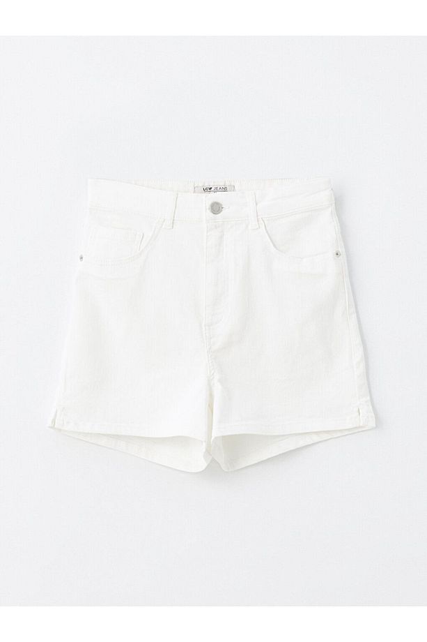 LCW Ekstra Dar Fit Kadın Jean Şort - 5